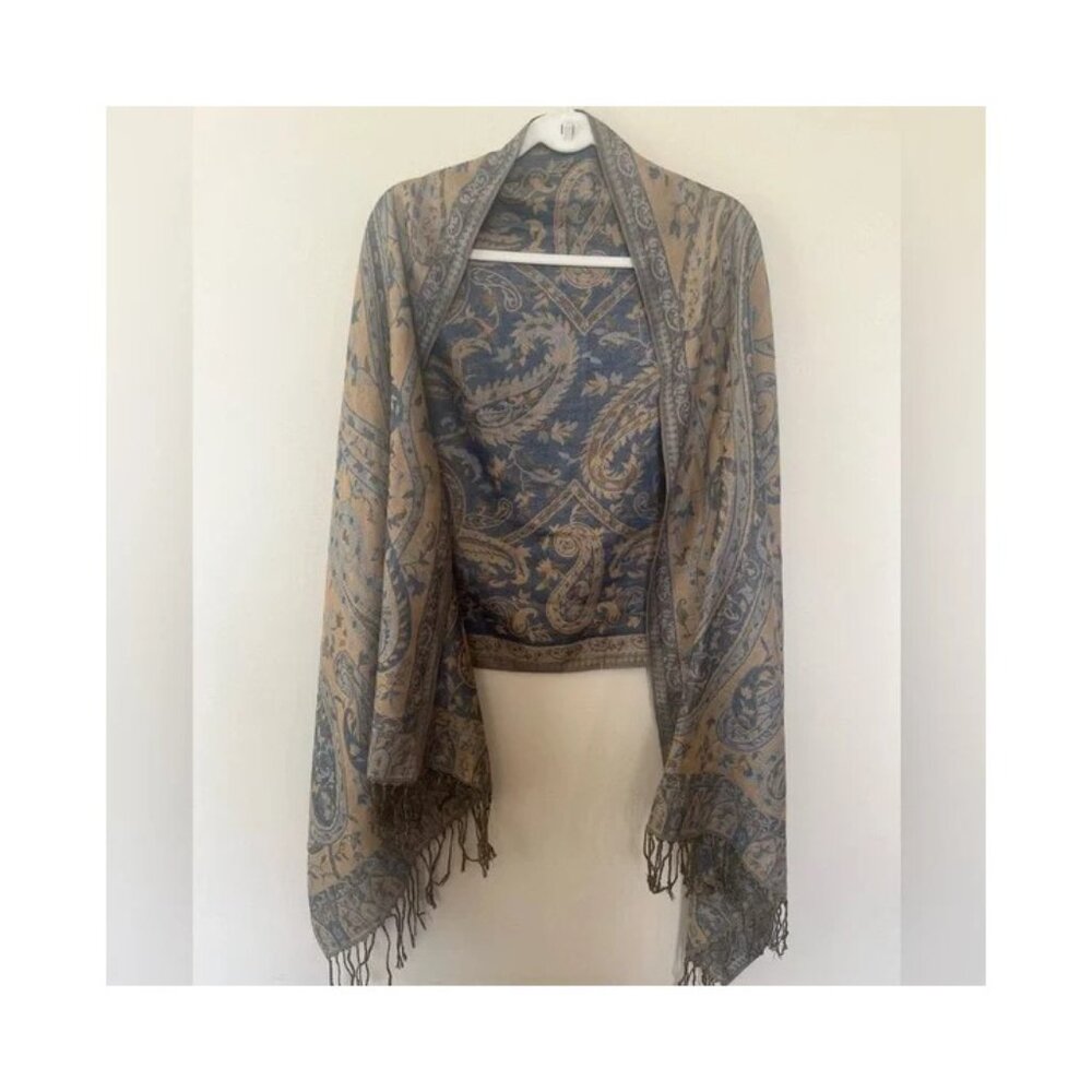 Pashmina - Silk Wrap with Fringe